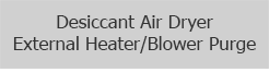 Desiccant Air Dryer External Heater/Blower Purge